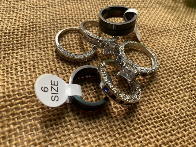 Ring display case front view